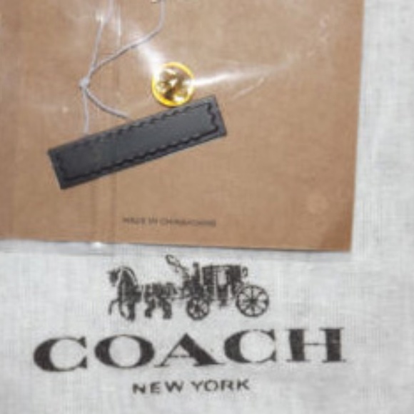 NWT Coach Bumble Bee EMBROIDERED Yellow Black - Picture 3 of 3